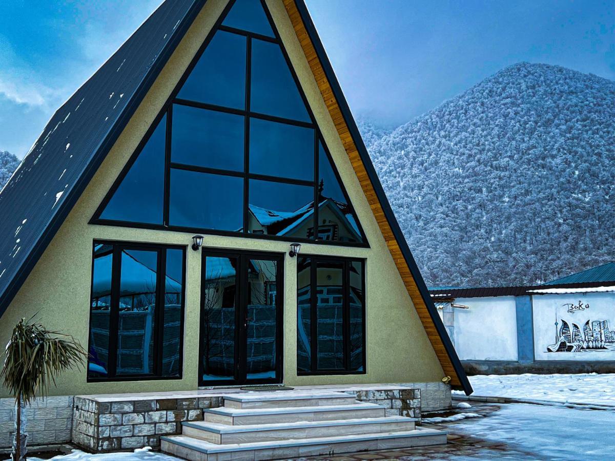 Qafqaz Family Chalet Villa Gabala Exterior foto