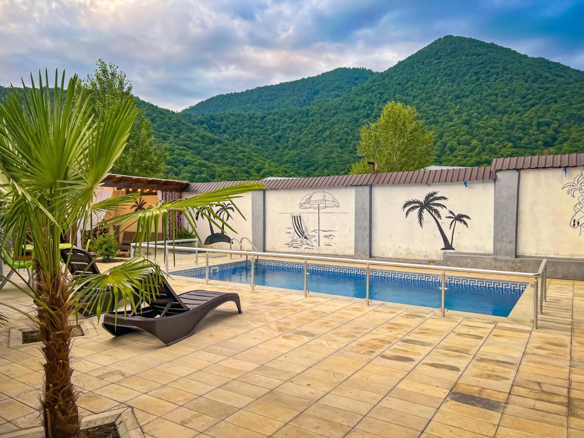 Qafqaz Family Chalet Villa Gabala Exterior foto